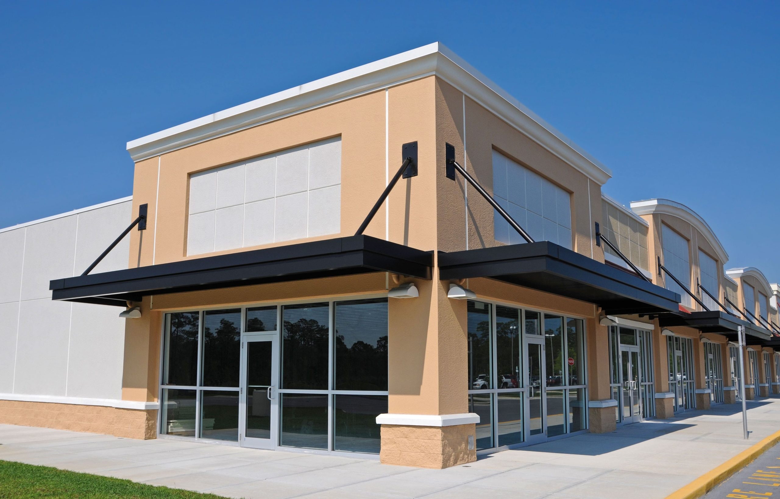 Durable commercial awning installation in Rock Hill