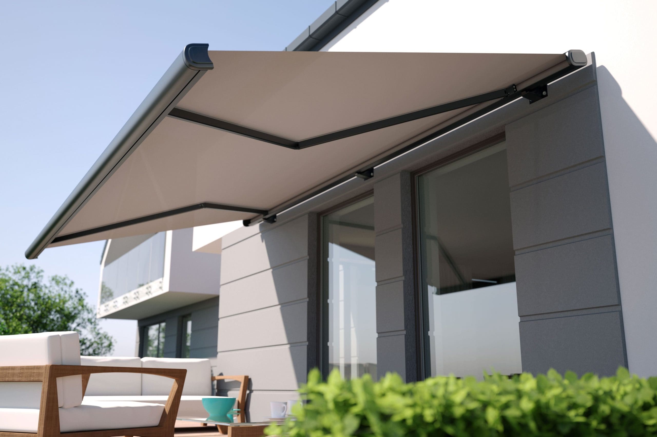 Residential awning installation in Rock Hill